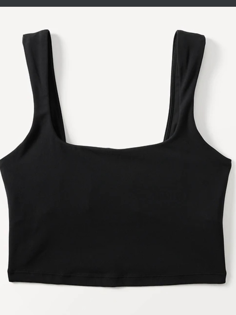 Athleta Transcend Square Neck Crop Sports Bra